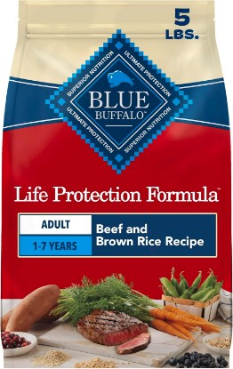Picture of Blue Buffalo Life Protection Formula Beef Adult Dry Dog Food, 5 lb | Real Beef #1 Ingredient, Supports Immunity with Antioxidant-Rich LifeSource Bits, Promotes Healthy Muscle Development