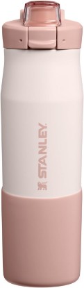 Picture of STANLEY Vitalize Tempo Bottle, 24 oz, Rose Quartz | Leakproof Locking Lid | Covered Chug Spout | Steel Carry Loop | Removable Base Bumper | BPA-Free Lightweight Gym Water Bottle