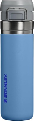 Picture of STANLEY Quick Flip GO Bottle, 24 oz, Blue Sky | Push Button Lid | Packable for Travel and Sports | Leakproof Water Bottle | Insulated Stainless Steel | BPA-Free