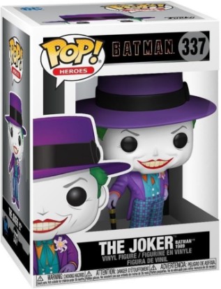 Picture of Funko POP! Heroes: DC Comics Batman 1989 - The Joker (1 in 6 Chase Chance) | Official Superheroes Merch - Collectable Vinyl Figurine for Shelf Display - Birthday Gift Idea for Fans and Collectors