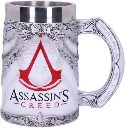 Picture of Nemesis Now Video Game Merch Tankard, Hand-Painted Resin Beer Mug, Stainless Steel Removable Insert, Gamer Gifts, 15.5cm - Assassin's Creed The Creed