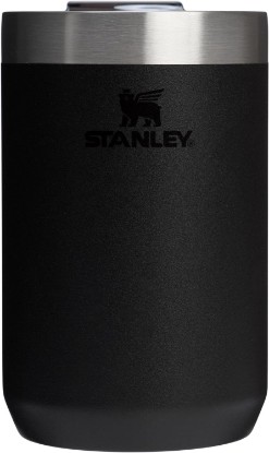 Picture of STANLEY Everyday Camp Cup 12 oz | Drink Through Lid | Cup for Coffee, Tea and Drinks | Insulated Stainless Steel | BPA-Free | Black 2.0