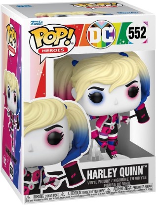 Picture of Funko POP! Heroes: Pride - Harley Quinn - DC Comics | Official Superheroes Merch - Collectable Vinyl Figurine for Shelf Display - Birthday Gift Idea for Fans and Collectors