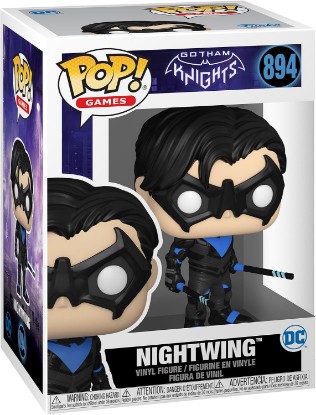 Picture of Funko POP! Games: Gotham Knights - Nightwing - Batman - Collectable Vinyl Figure - Gift Idea - Official Merchandise - for Kids & Adults - Video Games Fans - Model Figure for Collectors and Display