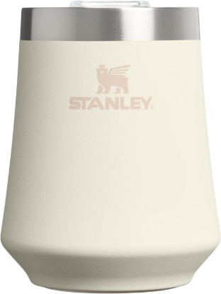 Picture of STANLEY Reserve Wine Tumbler | 11 oz Stainless Steel Travel Mug For Wine, Cocktails, Soda | Keeps Drinks Cold for Hours | BPA-Free | Cream