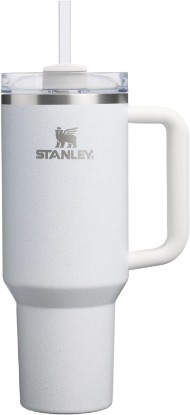 Picture of STANLEY Quencher H2.0 Flow State Tumbler, 40 oz, Frost Sprinkle | Handle and Straw | 3-Position Lid | Cup Holder Compatible for Travel | Insulated Stainless Steel Cup | BPA-Free Recycled Claim Standard Blended
