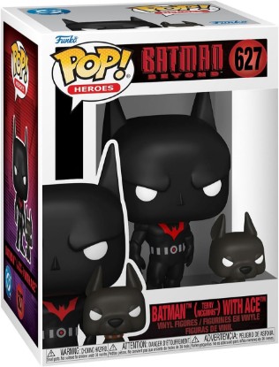 Picture of Funko POP! & Buddy: Batman Beyond: Return of the Joker - Batman w/Ace | Official Merch - Collectable Vinyl Figurine for Shelf Display - Birthday Gift Idea for Fans and Collectors