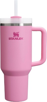 Picture of STANLEY Quencher H2.0 Flow State Tumbler, 40 oz, Peony | Handle and Straw | 3-Position Lid | Cup Holder Compatible for Travel | Insulated Stainless Steel Cup | BPA-Free Recycled Claim Standard Blended