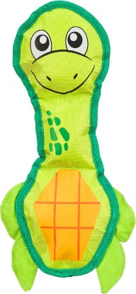 Picture of Outward Hound Fire Biterz Turtle Plush Firehose Material Interactive Dog Toy, Medium