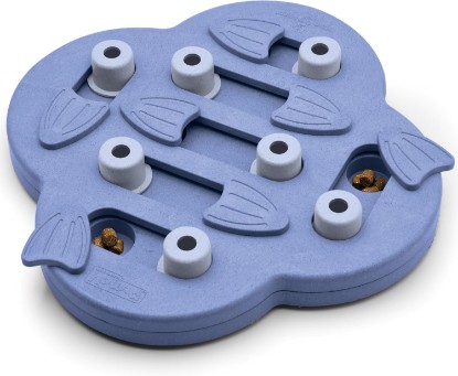 Picture of Outward Hound Nina Ottosson Dog Hide N' Slide Dog Toy Treat Puzzle, 11.6" | Level 2 Intermediate, 14 Hidden Treat Compartments, Slide & Swivel, Kibble or Treats, Easy Clean, Enrichment, Dogs & Puppies