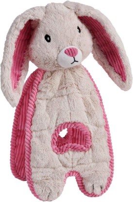 Picture of Outward Hound by Charming Pet Cuddle Tugs Bunny Plush Squeaky Dog Toy
