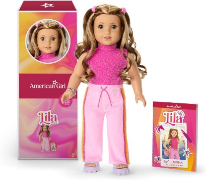 Picture of American Girl Lila 18-inch Doll & Journal (Girl of The Year 2024)