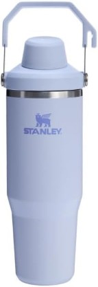 Picture of STANLEY IceFlow 2.0 Fast Flow Tumbler with Handle 30 oz | Twist On Angled Spout Lid | Leakproof Water Bottle | Insulated Stainless Steel | BPA-Free | Dew Drop