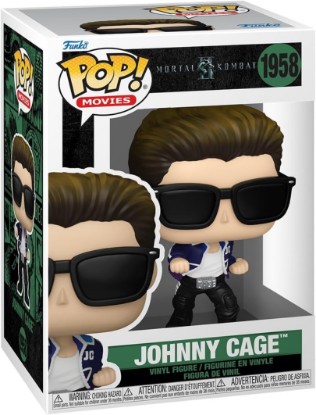 Picture of Funko POP! Movies: Mortal Kombat 2 (2025) - Johnny Cage | Official Action/Adventure Merch - Collectable Vinyl Figurine for Shelf Display - Birthday Gift Idea for Fans and Collectors