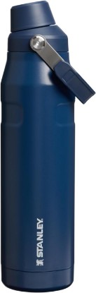 Picture of STANLEY IceFlow Fast Flow Bottle, 36 oz, Dark Navy | Angled Spout Lid | Lightweight and Leakproof for Travel and Sports | Easy Carry Handle | Insulated Stainless Steel | BPA-Free