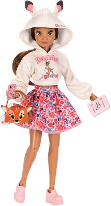 Picture of Disney ILY 4EVER Fashion Dolls Inspired By Bambi 11.5" Tall with 13 Points of Articulation, Glittery Mickey Ring Included for You!
