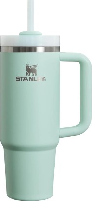Picture of STANLEY Quencher H2.0 FlowState Stainless Steel Vacuum Insulated Tumbler with Lid and Straw for Water, Iced Tea or Coffee (Mint, 30 oz)