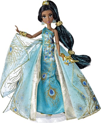 Picture of Disney Princess Style Series 30th Anniversary Jasmine Fashion Doll, Deluxe Collector Doll with Accessories, Disney Toy for Kids 6 and Up