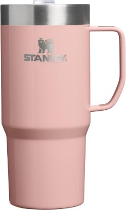 Picture of STANLEY The Everyday Suburban Mug | 16 oz | Drink Through Lid | Cup for Coffee, Tea and Drinks | Insulated Stainless Steel Coffee Mug | BPA-Free | Peach Rose Gloss