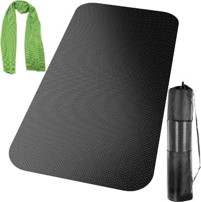 Picture of Bike Mat,Treadmill Mat,Compatible for Elliptical,Exercise Bikes, Stationary Cycles,Spin Bike,Under Exercise Bike Trainer Pad for Indoor Stationary Gym Fitness Equipment Hardwood Floor Protector