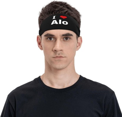 Picture of I Love Alo Headband for Men Women Sports Sweatband for Fitness Exercise Moisture Wicking Running Yoga Hairbands
