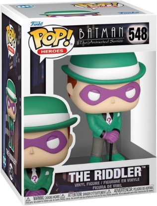 Picture of Funko POP! Animation: Batman The Animated Series - The Riddler | Official Superheroes Merch - Collectable Vinyl Figurine for Shelf Display - Birthday Gift Idea for Fans and Collectors