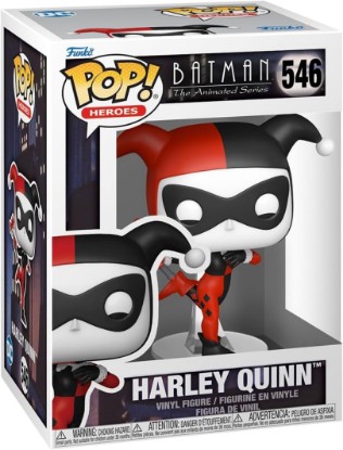 Picture of Funko POP! Animation: Batman The Animated Series (BTAS) - Harley Quinn | Official Superheroes Merch - Collectable Vinyl Figurine for Shelf Display - Birthday Gift Idea for Fans and Collectors