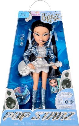 Picture of Bratz Pop Starz Jade Fashion Doll with Accessories and Charm
