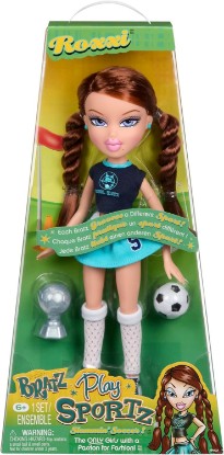 Picture of Bratz Play Sportz Roxxi Fashion Doll with Accessories, Soccer