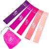 Picture of Fit Simplify Resistance Loop Exercise Bands with Instruction Guide and Carry Bag, Set of 5