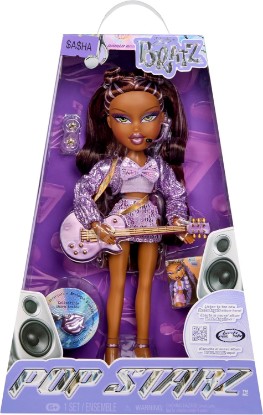 Picture of Bratz Pop Starz Sasha Fashion Doll with Accessories and Charm