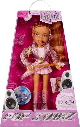 Picture of Bratz Pop Starz Yasmin Fashion Doll with Accessories and Charm