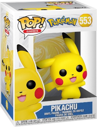 Picture of Funko POP! Games: Pokémon - Pikachu (Waving) | Official Video Games Merch - Collectable Vinyl Figurine for Shelf Display - Birthday Gift Idea for Fans and Collectors