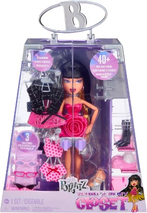 Picture of Bratz What'z in My Closet Playset with Dana Fashion Doll, Outfits, Shoes, Mirror & Accessories