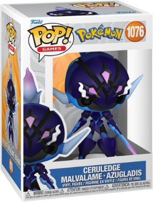 Picture of Funko POP! Games: Pokemon - Ceruledge | Official Video Games Merch - Collectable Vinyl Figurine for Shelf Display - Birthday Gift Idea for Fans and Collectors