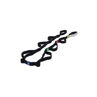 Picture of THERABAND Stretch Strap with Loops to Increase Flexibility, Dynamic Stretching Tool for Athletes Including Dancers, Cheerleaders, Gymnasts, Runners, Pilates and Yoga Elastic Stretch Out Band