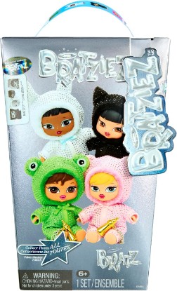 Picture of Bratz Bratziez Bling Seriez 25th Anniversary Plush Blind Box with Charm Clip and Accessory, Collectible Characters