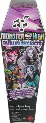 Picture of Monster High Buried Secrets Dolls and Accessories, Concert Lurks Theme with Mystery Doll and 5 Unboxing Surprises (Characters May Vary)