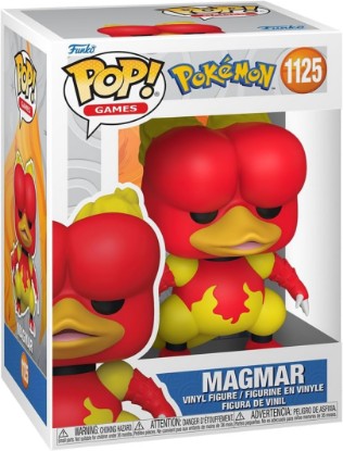 Picture of Funko POP! Games: Pokemon - Magmar | Official Merch - Collectable Vinyl Figurine for Shelf Display - Birthday Gift Idea for Fans and Collectors