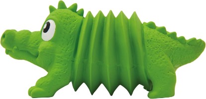 Picture of Outward Hound Accordionz Latex Rubber Squeaking Toy - Squeaky and Grunting Dog Toy, Alligator