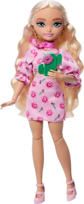 Picture of Barbie Dream Besties Festival Looks Set, Including Barbie “Malibu” Doll with Long, Blonde Stylized Hair, 10+ Removable Fashions & Accessories