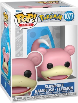 Picture of Funko POP! Games: Pokemon - Slowpoke | Official Video Games Merch - Collectable Vinyl Figurine for Shelf Display - Birthday Gift Idea for Fans and Collectors
