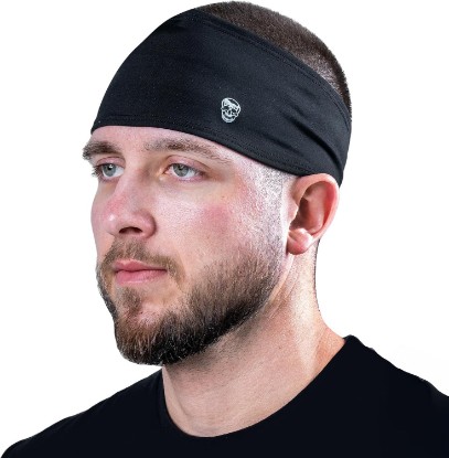 Picture of Gymreapers Workout Headbands for Men & Women-Comfortable Sweat Absorbing Band to Keep Hair Back During Running Sports Gym Cycling and Outdoor Activities
