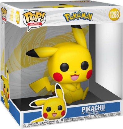 Picture of Funko Pop! Jumbo: Pokemon - Pikachu - Sitting - Collectable Vinyl Figure - Gift Idea - Official Merchandise - Toys for Kids & Adults - Video Games Fans - Model Figure for Collectors and Display