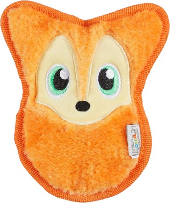 Picture of Outward Hound Durablez Minis Tough Chew Plush Squeaky Dog Toy, Fox, 6.3" | Durable for Rowdy Play, No Stuffing, Less Mess, Fetch & Toss, Jumbo Squeaker, Tough Chewers, Extra Small Dogs & Puppies
