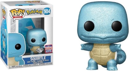 Picture of Funko POP! Games: Pokemon Squirtle Diamond Collection 2021 FunKon Exclusive 504 Shared Summer
