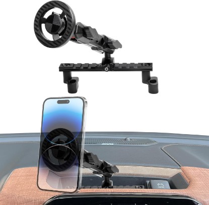 Picture of for Magsafe Dash Mount Phone Holder Compatible with Dodge Ram Truck 1500/2500/3500/TRX/RHO 2019+ Accessories, Magnetic Cell Phone Mounts, 360° Adjustable, One-Hand, Magnet (NOT for RAM Classic)