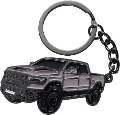 Picture of Car Keychain for Dodge Ram 2023 2022 1500 TRX Key Chain Fob Cover Cool Mods Accessories 2"x1.3" Black