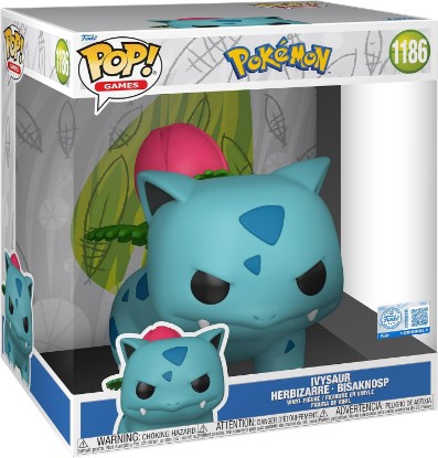 Picture of Funko Pop! Jumbo: Pokemon - Ivysaur | Collectable Vinyl Figure, Gift Idea, Official Merchandise, Toys for Kids & Adults, Video Game Fans