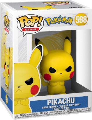 Picture of Funko POP! Games: Pokemon - Grumpy Pikachu | Official Merch - Collectable Vinyl Figurine for Shelf Display - Birthday Gift Idea for Fans and Collectors